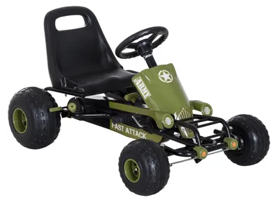 Obrázek produktu pro Šlapadlo 341-024, šlapací auto, s ruční brzdou, s nastavitelným sedadlem, od 3 let, 99 x 65 x 56 cm