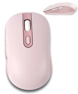 Obrázek produktu pro Bezdrátová myš, tichá, bezdrátová Bluetooth myš s třemi režimy připojení, s 6 tlačítky, přenosná, nabíjecí, ergonomický design, rozlišení 800–1200–1600 DPI, pro počítače