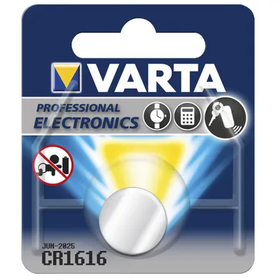 Obrázok produktu pre VARTA Lítiový gombíkový článok Elektronika CR1616, 3 V