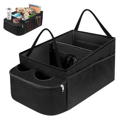Image de Omgoods - Organisateur de voiture avec porte-gobelet pour un trajet plus ordonné