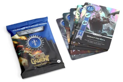 Image de Cartes Gwent Foil Héros des ballades Royaumes du Nord Set