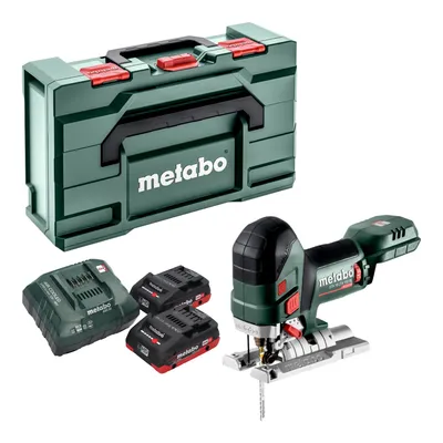 Immagine prodotto di Sega a gattuccio a batteria Metabo STA 18 LTX 150 BL 18 V 150 mm Brushless + 2 batterie LiHD da 4,0 Ah + caricabatterie + Metabox