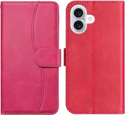 Produktbild von Mobigear S Line iPhone 17 Hülle Klapphülle Geldbörse - Rot