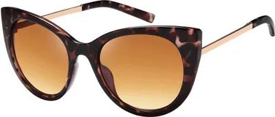 Produktbild von Gil Damen Sonnenbrille Cat-Eye Designer 80er Modern Urlaub Sommer Strand 30410 Braun Leopard