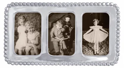 Collage-Bilderrahmen, Aluminium, 2" x 3", Silber