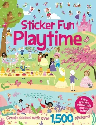 Produktbild von Stickerbuch Sticker Fun Playtime mit über 1.500 Aufklebern und thematischen Szenen zum Dekorieren