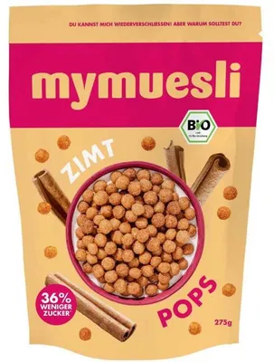 Produktbild von mymuesli Pops Zimt 275g