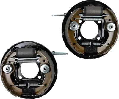 Produktbild von Bremsenkit hinten vormontiert auf Ankerplatte für Fiat 500 bis 1974 RBZ 19,05 mm