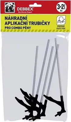 Obrázek produktu pro DEBBEX aplikační trubičky pro COMBO pěnu 3+2, S3141