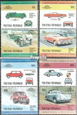 Produktbild von Briefmarken Tuvalu-Niutao 1984 Mi 1-8 Paare (kompl.Ausg.) postfrisch Autos