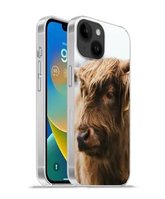 Produktbild von MuchoWow® Handyhülle Schutzhülle Hülle für Apple iPhone 14 - Softcase Schottischer Highlander - Tiere - Hörner Silikon Softcase Handy Hülle - Mobiltelefonhülle