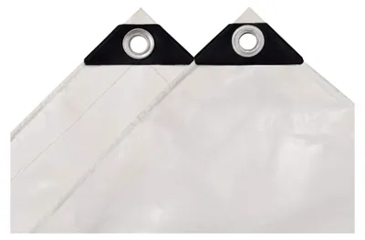 Produktbild von Abdeckplane Gewebeplane Gewächshausfolie 650 g/m² 4x8 m Weiß