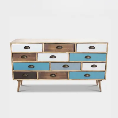 Produktbild von Moderne Holzkommode mit 12 Schubladen Jasper
