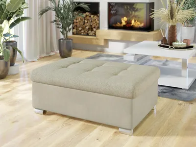 Obrázek produktu pro Taburetka do obýváku NELLI 2 - béžová 1