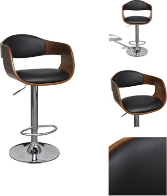 Produktbild von vidaXL Barhocker Bugholz und Kunstleder -  Barhocker