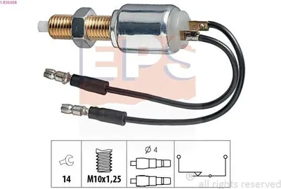 Produktbild von EPS Bremslichtschalter 1.810.028 für DAIHATSU TAFT F20 mechanisch