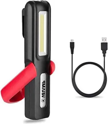 Productafbeelding van Oplaadbare Rode Zaklamp - Davy