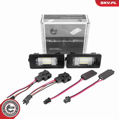 Image de eclairage de plaque d'immatriculation LED AUDI A1 A4 A6 A7 Q5 TT SKODAA Fabia II III Yeti VW Passat, 8