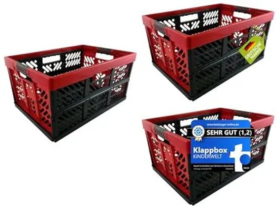 Produktbild von Famanu Aufbewahrungsbox 45L - Robuste faltbare Transportkiste