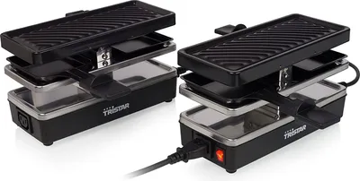 Produktbild von Tristar Raclette-Grill für 4 Personen RA-2742 800W 23,8x10,4cm Schwarz
