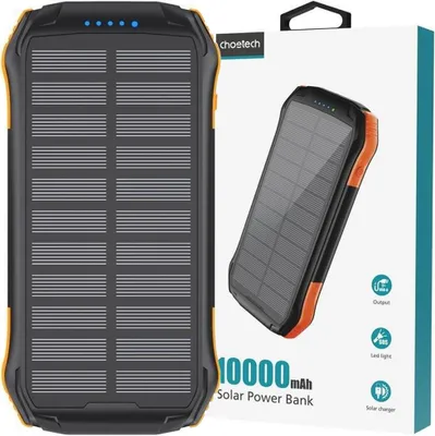 Obrázok produktu pre Solárna powerbanka B659 s indukčným nabíjaním 10000mAh 5W oranžová 5V