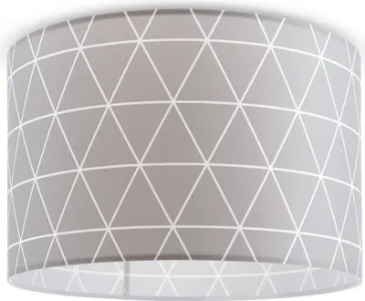 Produktbild von Deckenlampe Lampenschirm Stoff Pendelleuchte E27 Hängeleuchte Schlafzimmer Rund