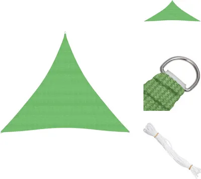 Obrázok produktu pre vidaXL Markíza 160 g/m² Svetlozelená 4,5x4,5x4,5 m HDPE - Slnečníky a tienidlá