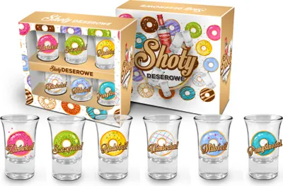 Zdjęcie produktu dla zestaw 6 kieliszków 35ml - Deserowy Shot