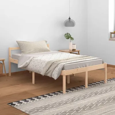 Produktbild von The Living Store Seniorenbett 120x200 cm Massivholz Kiefer