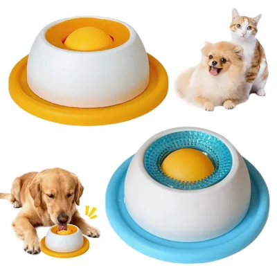 Produktbild von Hunde-Lickmatte mit 2 Spielzeugen und Saugnäpfen