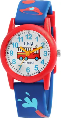 Immagine prodotto di Orologio Q&Q per bambini con cinturino in silicone, impermeabile 10 bar