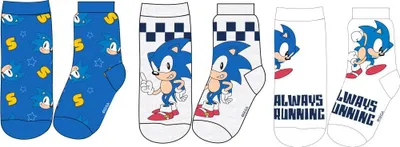 Productafbeelding van Sonic the Hedgehog hardloopsokken voor kinderen, maat 23/26 – ademend en comfortabel