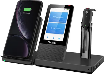Produktbild von Yealink WH67 UC Headset, Kabellos, Büro/Callcenter, 20 - 14000 Hz, 19 g, Kopfhörer, Schwarz