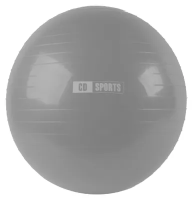 Imagen del producto de Pelota de Pilates, de color gris, con un diámetro de 65 cm o 75 cm, ideal para yoga y fitness