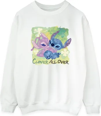 Produktbild von Disney - "St Patrick's Day" Sweatshirt für Damen BI22756 (XL) (Weiß)