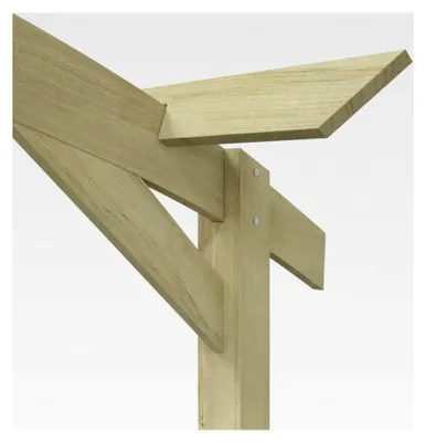 Produktbild von Pergola aus imprägniertem Kiefernholz, Torbogen, Rosenbogen, Holzbogen, Spalier