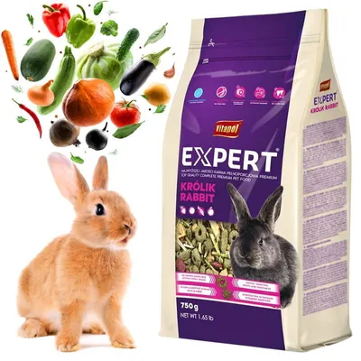 Produktbild von Karma, Futter für Kaninchen Alleinfuttermittel Vitapol Expert 750 g
