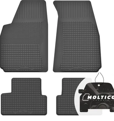 Produktbild von Gummimatten mit Rand Auto Fußmatten Gummi Automatten Passgenau 4-teilig Set - passend für Audi A4 B9 ab 2016