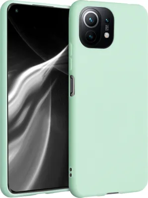 Produktbild von kwmobile Hülle kompatibel mit Xiaomi 11 Lite (5G) NE / Mi 11 Lite (5G) Hülle - weiches TPU Silikon Case - Cover geeignet für kabelloses Laden -