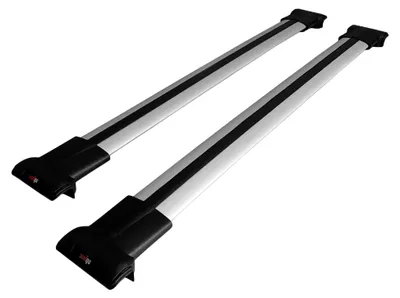 Produktbild von Dachträger für FIAT Panda 2 (169) 2003-2012, Grau Aluminium, 2 Stangen
