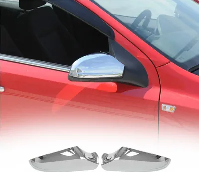 Produktbild von Spiegelkappen Spiegelabdeckung für Opel Astra H 2004-2009 Chrom ABS Silber 2tlg