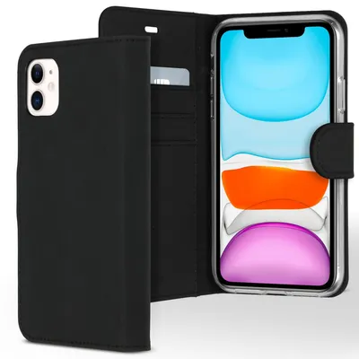Imagen del producto de Funda Tipo Libro Blanda con Billetera para Apple iPhone 11 -