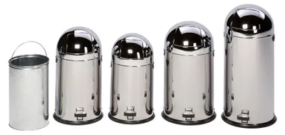 Immagine prodotto di Contenitore per rifiuti 52 l in acciaio inox 890x380 mm