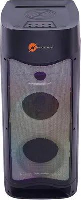 Zdjęcie produktu dla Głośnik Bluetooth 2 x 5 cali Partybox - 30 W RMS - Czarny - Bezprzewodowy głośnik