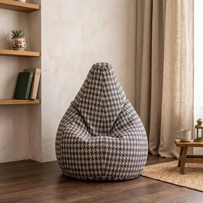 Produktbild von Talamo Italien Pouf Abi 80x80x120h cm Schwarz Sackform