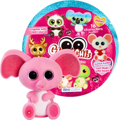 Produktbild von Blue Ocean Glubschis Sammelfiguren Herz Serie 2 - Glubschi Glitzer - Figur Fluppy