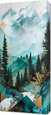 Immagine prodotto di Quadro 40x90 cm Paesaggi intrecciati