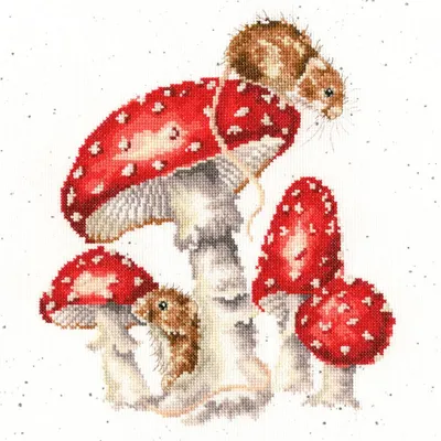 Produktbild von Bothy Threads Kreuzstich Set "Der Feenring", Zählmuster, XHD101, 26x26cm