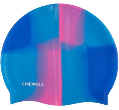 Obrázek produktu pro Crowell – plavecká čepice „Multi Flame 09“ MR1169 (jednotná velikost) (modrá/růžová)