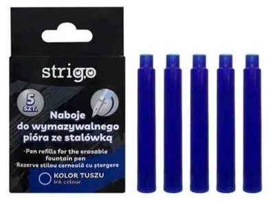 Obrázok produktu pre Modré stierateľné náplne do pera STRIGO
